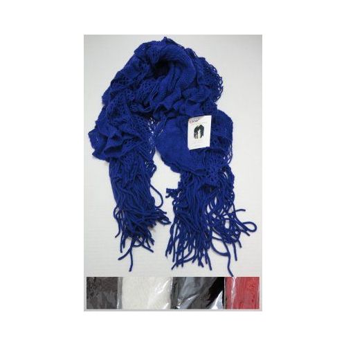 72 Pieces of Ruffle Scarf With Fringe