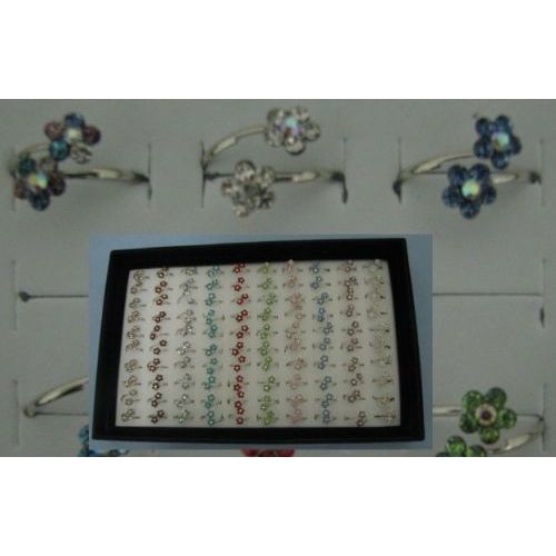 200 Pieces of Adjustable RinG-Wrap Around Flowers