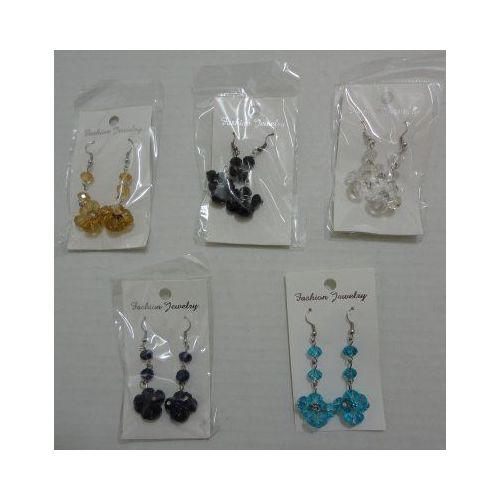 72 Pieces EarringS-3 Tier Jewels - Earrings