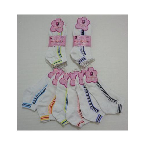 300 Pairs Anklets 9-11 Lines - Womens Ankle Sock