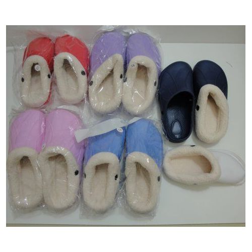 48 Pairs of Kids Fleece Lined Garden Shoes 1-6