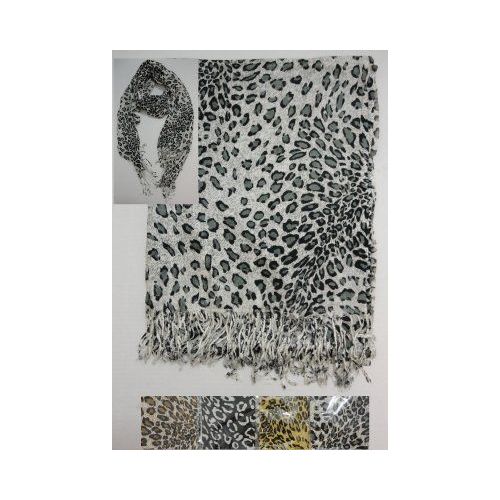72 Pieces of Scarf With FringE--Animal Print