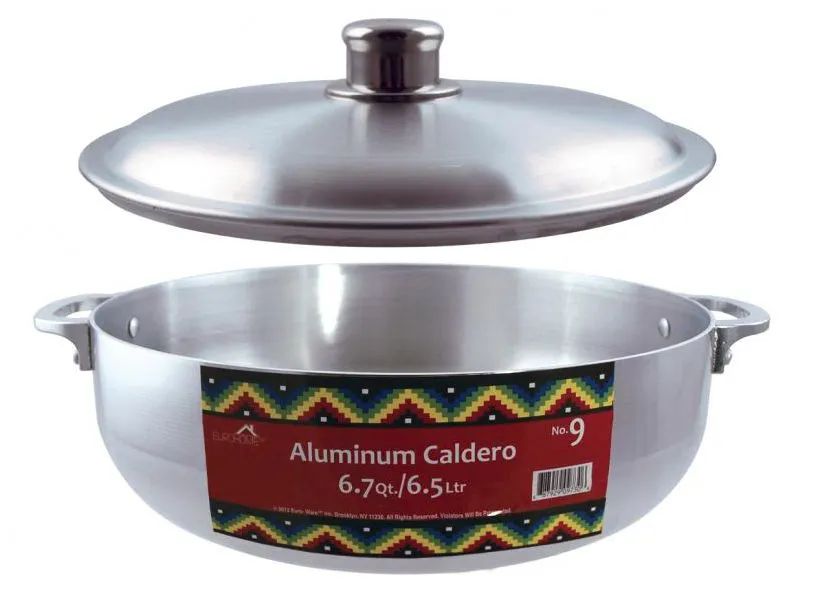 10 Pieces of Polished Aluminum Caldero Pots