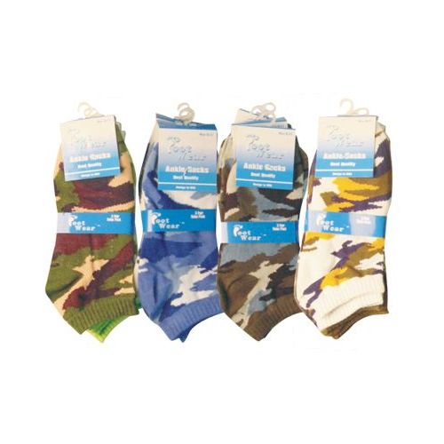 96 Wholesale 3 Pack Of Ladies Ankle Sock Size 9-11