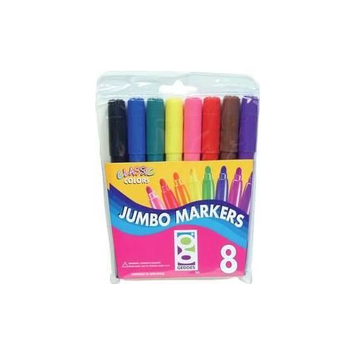 48 Pieces 8 Count Jumbo Markers - Markers