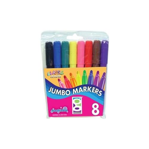 48 Pieces of Fully Washable 8ct BroaD-Tip Markers