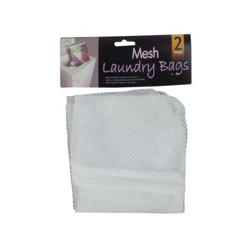 72 Wholesale Mesh Laundry Bags, Set Of 2 at