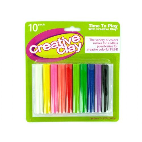 72 Pieces of Modeling Clay Set 10 Pack