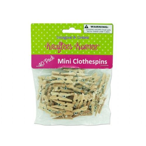 72 Pieces of Mini Craft Clothespins