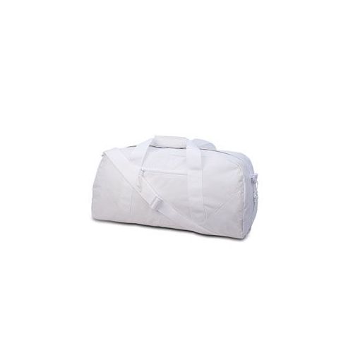 12 Pieces Large Square Duffel White Duffel Bags at