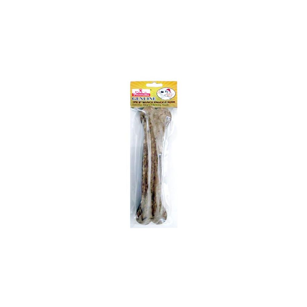48 Pieces of 8 Inch Munch Knucle Bone Natural 160-170 Grams Per Pack