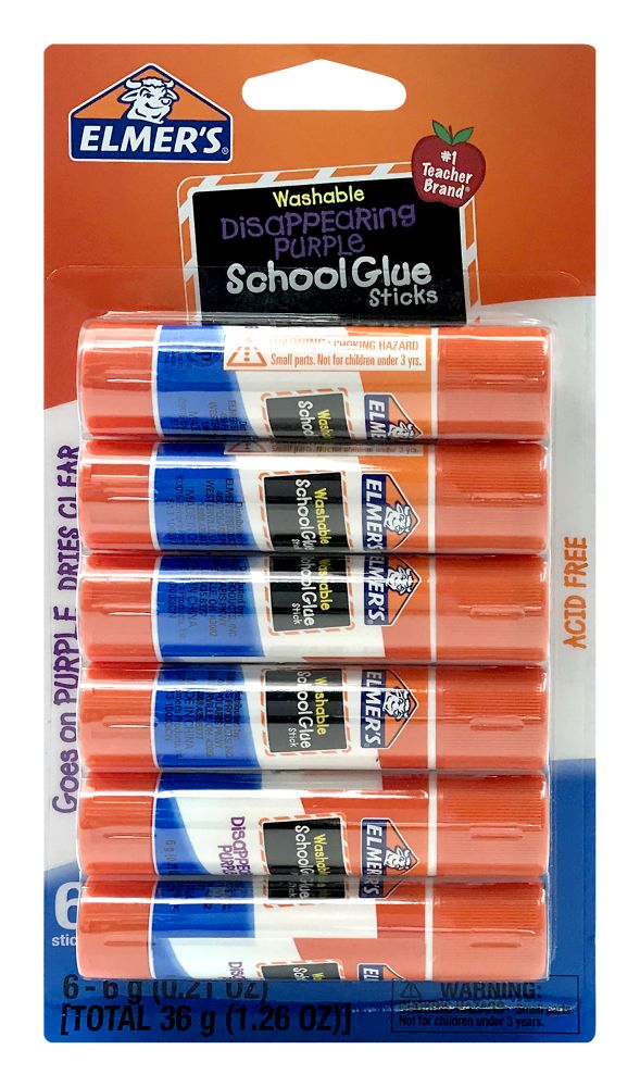 24 pieces of Glue Stick School Elmers 6pk