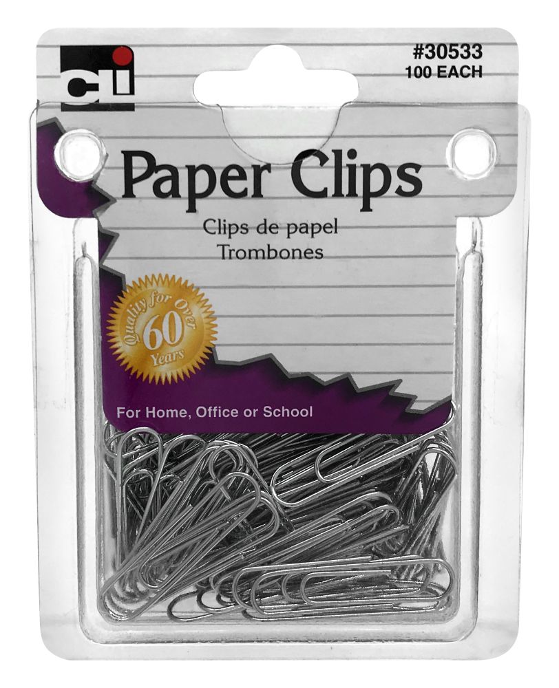 144 pieces of Paper Clip #1 100ct cd