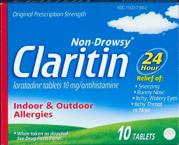 36 pieces of Claritin Allrgy 24hr 10mg 10ct