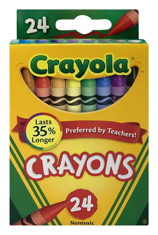 48 pieces of Crayola 24