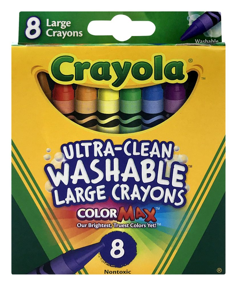 24 pieces of Crayola #8 Large Washable