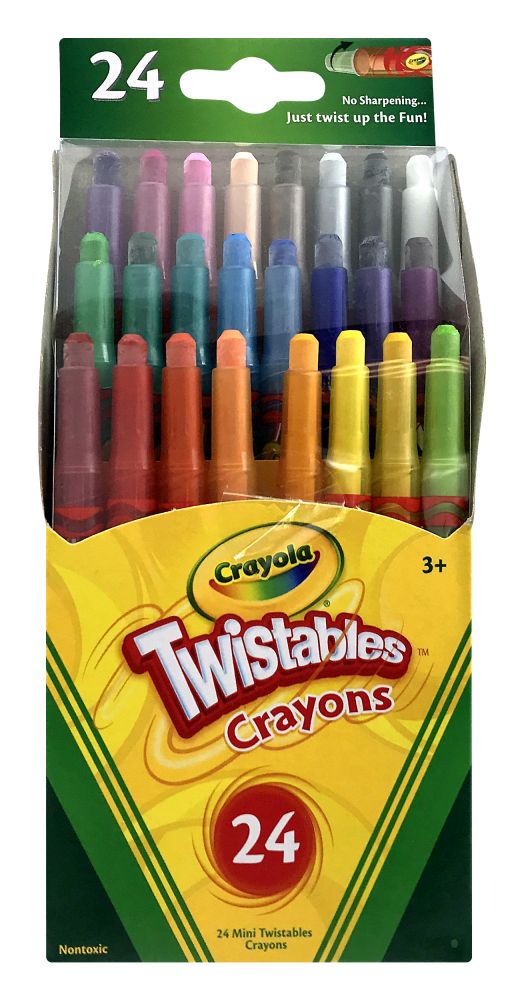 12 pieces of Mini Twistables Crayons 24ct