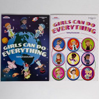 120 Cases of Color Activity Book Girls Cand Do Everything 2 Asst Flr Dspl