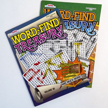 24 Cases of Puzzle Book Word Find Treasury 2 Asstd Counter Display