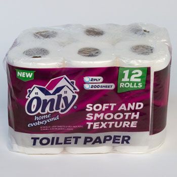 4 pieces of Bathroom Tissue 12pk