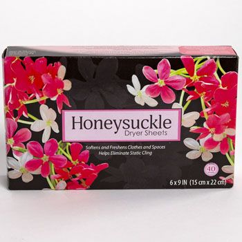 12 Cases of Dryer Sheets 40ct Honeysuckle Boxed