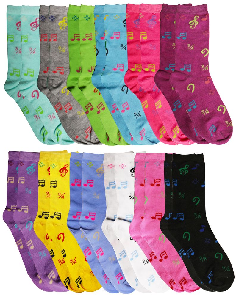 Yacht & Smith Slouch Socks For Women, Assorted Colors Size 9-11