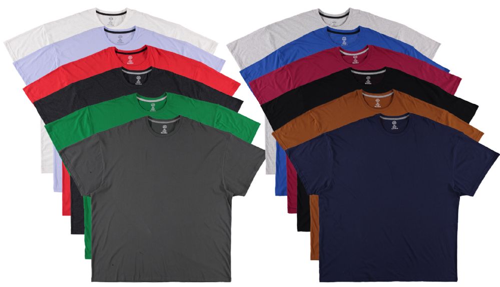 Yacht & Smith Mens Soft Cotton T Shirt Assorted Colors Size Large - at -   