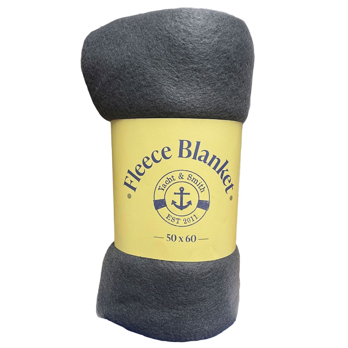 Yacht & Smith Soft Fleece Blankets 50 X 60 Gray 150g at