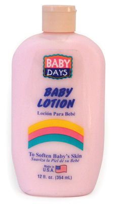 12 Pieces of Baby Days Baby Lotion