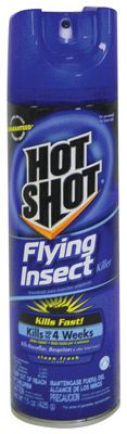 12 Pieces of Hot Shot Flying Insect Killer 15 Oz Clean Fresh Scent