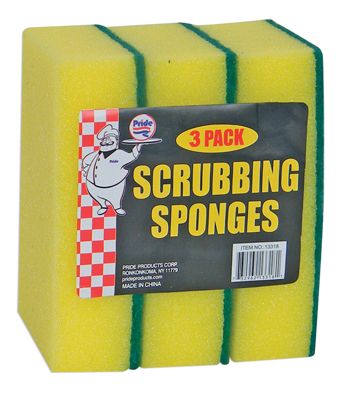 36 Pieces of Scrubbing Sponge 3 Pack 5.5 X 3.75 Inch