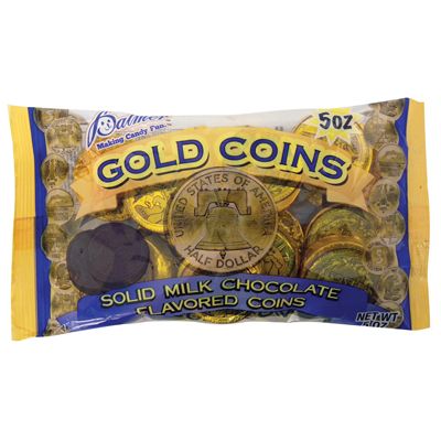 24 pieces of Palmer Chocolate Flavored Coins 5 Ounce
