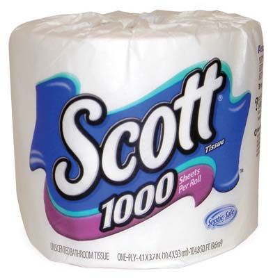 36 Pieces of Scott Professional Bath Tissue 1000 Sheet 1 Ply