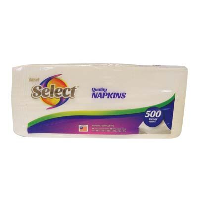 12 Pieces of Select Napkins 500-1 Ply Sheets 12 X 12 in