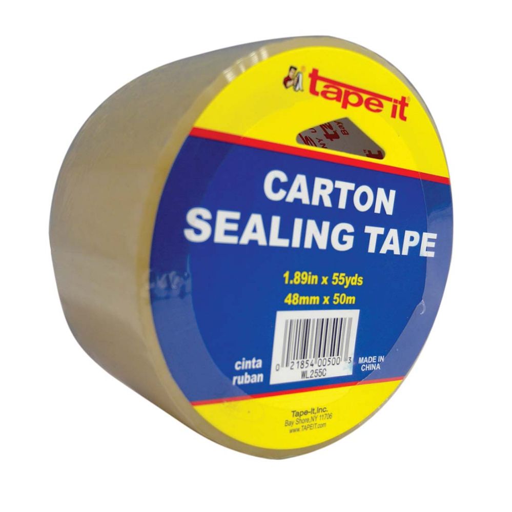 36 Pieces of Carton Seal Clear Tape 1.89inx55 Yards