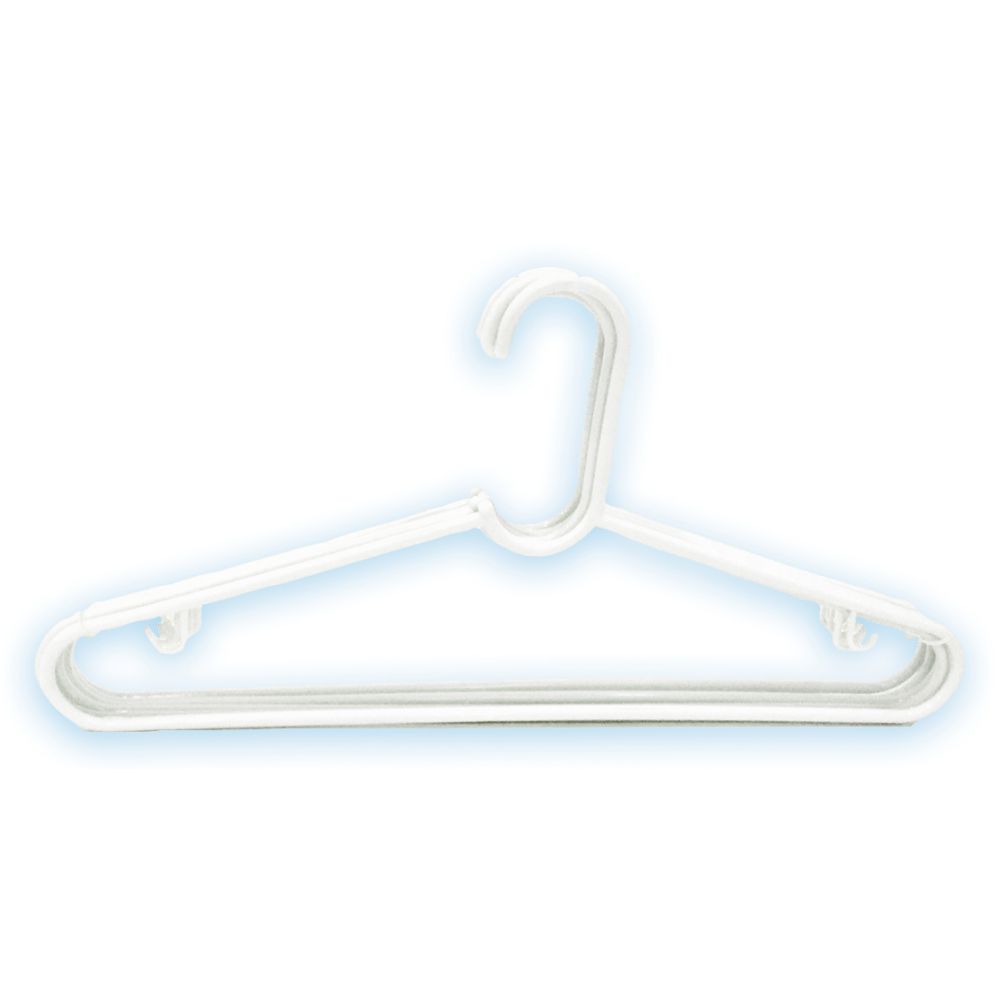 36 pieces of Hanger Plastic 6 Pack White