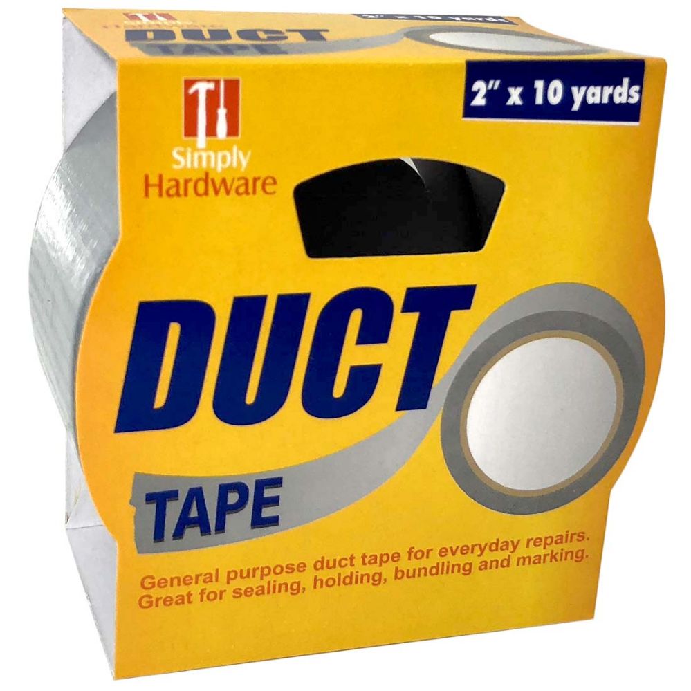 36 Pieces of Simply Hardware Duct Tape 2inx10 Yard Silver