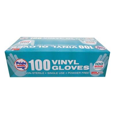 10 Pieces of Dispozeit Vinyl Gloves 100 Count