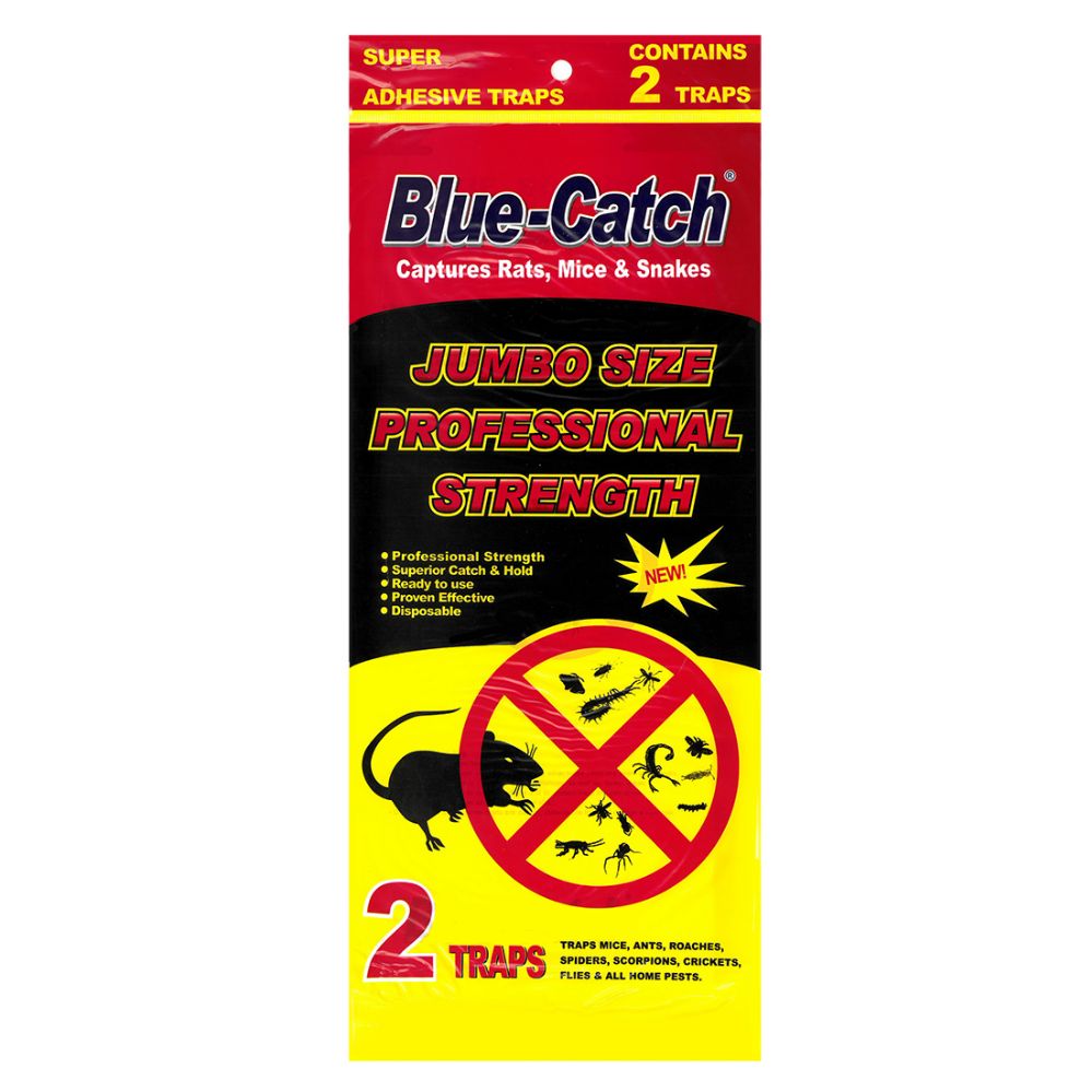 36 Pieces of Blue Catch Glue Trap 2 Pk Jumbo Professional Strength