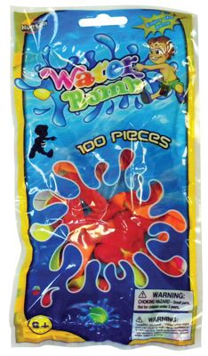 36 Pieces of Water Balloon 100 Ct With Water Nozzle