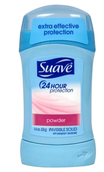 12 Pieces of Suave Solid Powder 1.4 Oz 24 Hour Protection