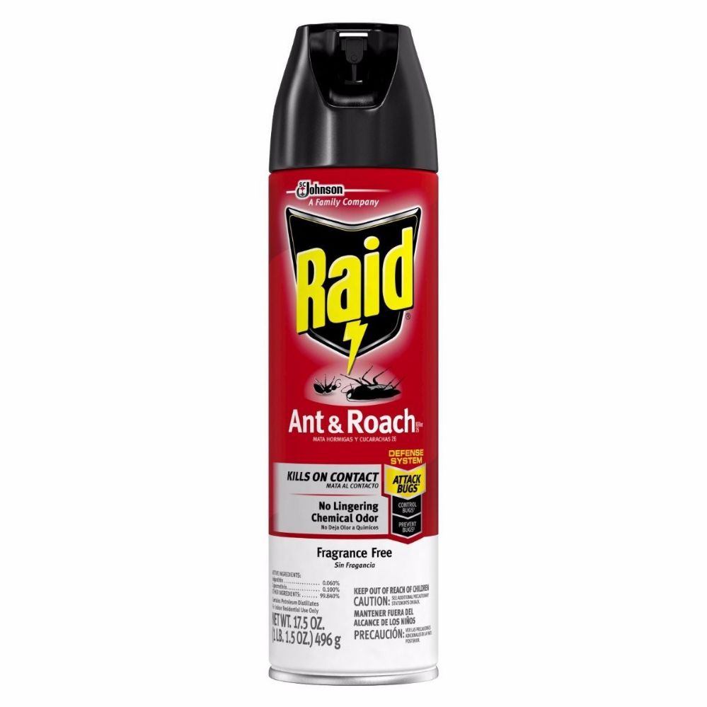 12 Pieces of Raid Ant & Roach Killer 17.5 Oz Pine Forest Fresh Scent