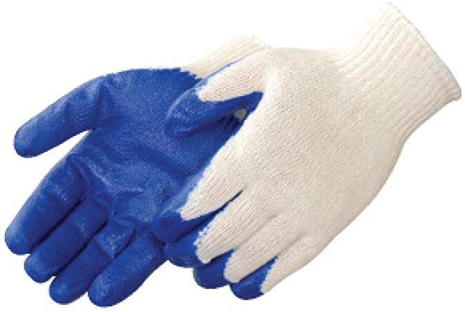 10 Pieces of Work Gloves Blue Palm