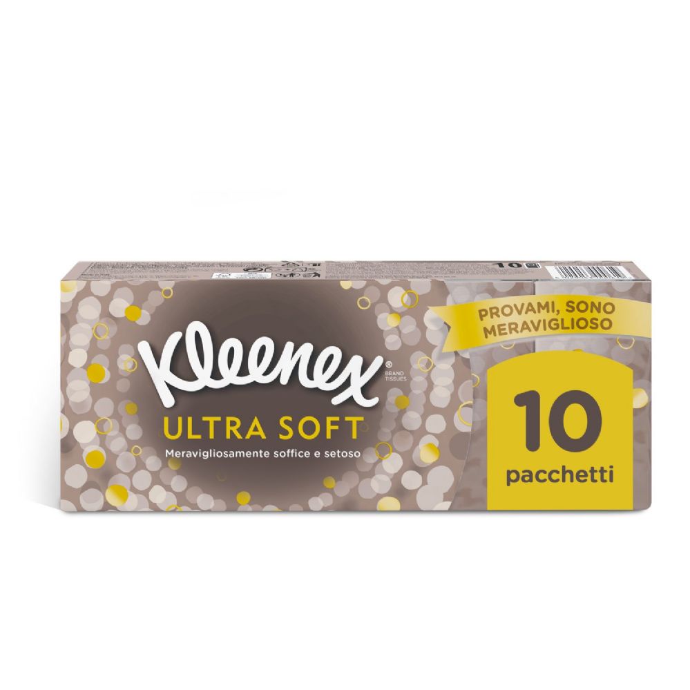 32 pieces of Kleenex Ultra Soft 4ply 10 Pk Pocket Tissue