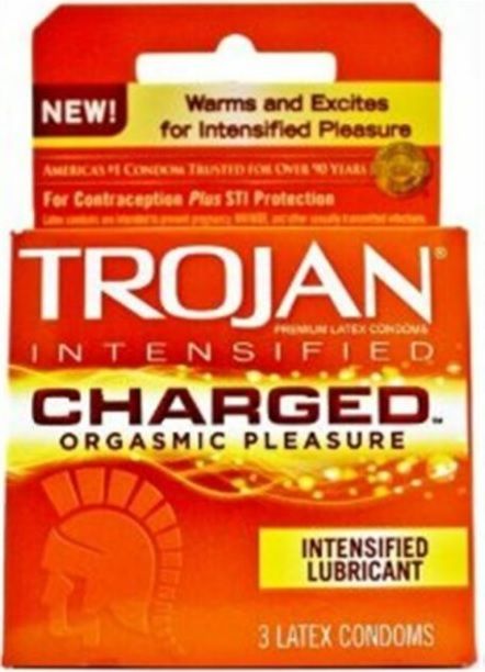 12 Pieces of Trojan Condom 3 Count Charged