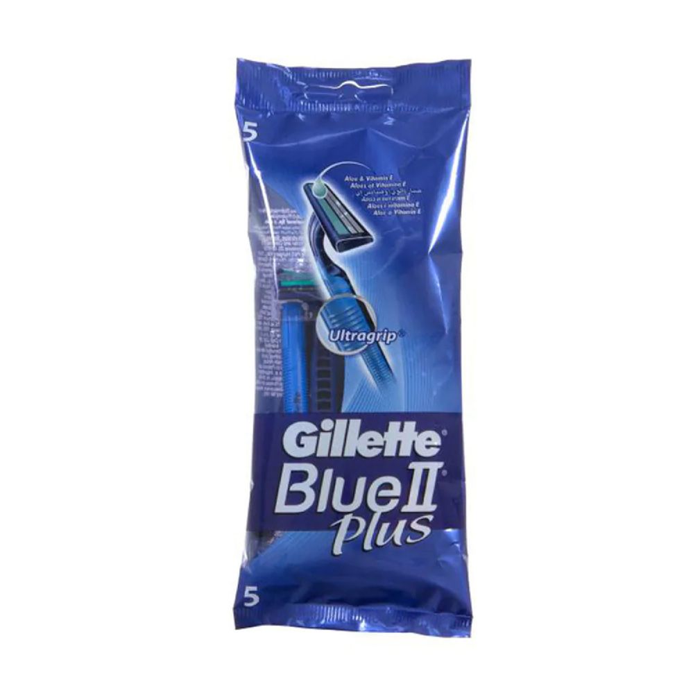 24 Pieces of Gillette Blue Ii Plus 5ct Disp