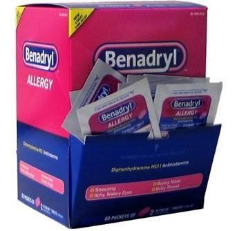 25 Pieces of Benadryl Allergy Relief 2ct ta