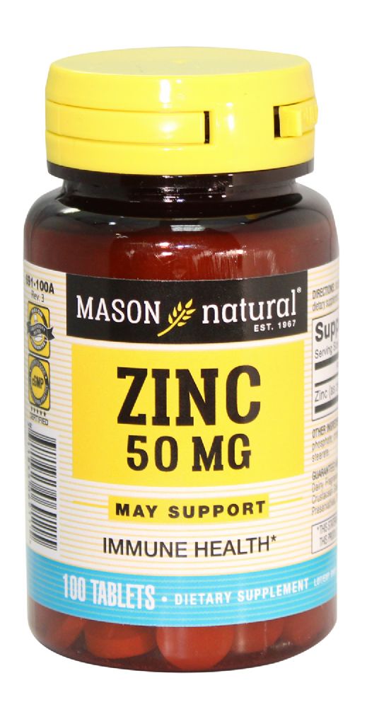 12 Pieces of Mason Zinc 50 Mg 100 Tablet