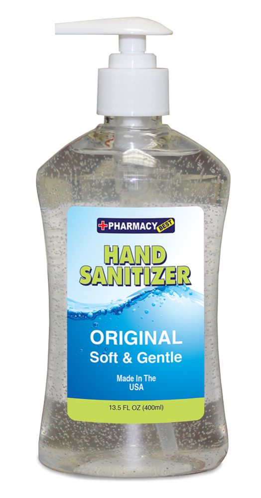 12 Pieces of Pharmacy Hand Sanitizer 13.5oz Soft And Gentle Made In Usa