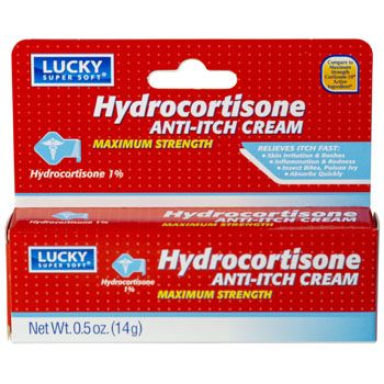 24 Pieces of Lucky Hydrocortisone AntI-Itch Cream 0.5oz Boxed